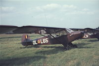 OL-L65 @ EBGT - Three army L-18C's visiting Ghent airfield in the summer of 1967.
The last Pipers of the Belgian Army Light Aviation were sold on the private market in 1970. This one became LN-LJN. - by Raymond De Clercq