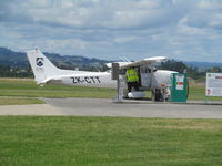 ZK-CTT @ NZTG - refuelling at Tauranga - by magnaman