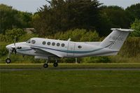 F-GHOC @ LFRB - Beech 200 Super King Air, Take off rwy 25L, Brest-Bretagne airport (LFRB-BES) - by Yves-Q