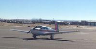 N57267 @ SAF - Mooney N57267 at Santa Fe New Mexico, 1/15/2015 - by Carlos Yanez