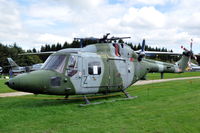 XZ221 @ N.A. - Westland Lynx AH7, without rotorblades, in the aircraft museum at Hermeskeil, Germany. - by Henk van Capelle
