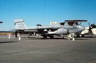 159583 @ CYMJ - Photo shows EA-6B Prowler 159583 on display at the annual airshow at Canadian Forces Base Moose Jaw, Saskatchewan, Canada in 1985. - by Alf Adams