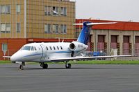 OE-GLS @ LKMT - Cessna 650 Citation VII [650-7110] (Jet Alliance) Ostrava-Mosnov~OK 10/09/2007 - by Ray Barber