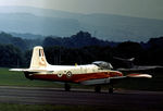 XS177 @ EGCD - Jet Provost T.4 of the Macaws aerobatic display team as seen at the 1973 Royal Air Force Association Airshow at Woodford. - by Peter Nicholson