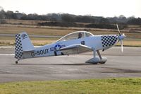 G-SOUT @ EGFH - Visiting RV-8 (Raven 5 of Team Raven). Previously registered G-CDPJ. - by Roger Winser