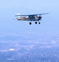 N7029X - Enroute to Riverside from El Monte, the day after I got my license. - by Roger Stevens