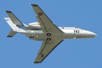 143 @ LFRJ - French Naval Aviation Dassault Falcon 10MER, Training flight, Landivisiau Naval Air Base (LFRJ) - by Yves-Q