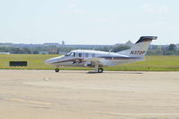N370P @ RBD - The pilot of an Eclipse Aviation Corp EA500 taxis to parking @Dallas Executive Airport (Redbird). The EA500 is a twin 6-place jet aircraft built in 2007, powered by 2 P&W PW610F-A Turbofan engines. (An f-Stop 5.6 Photography Photo by Bill Thornton) - by Bill Thornton