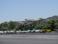 N74GT @ SZP - 1969 Cessna 150J, Continental O-200 100 Hp, takeoff climb Rwy 22 - by Doug Robertson