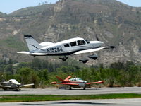 N15284 @ SZP - 1972 Piper PA-28-180 CHEROKEE, Lycoming O&VO-360 180 Hp, takeoff climb Rwy 22 - by Doug Robertson