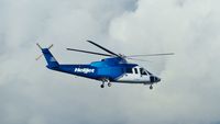 C-GHJJ @ CBC7 - Helijet just departed Vancouver Harbour Heliport.