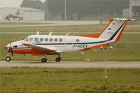 F-HCEV @ LFRJ - Hawker Beechcraft B200GT King Air, Take off rwy 08, Landivisiau Naval Air Base (LFRJ) - by Yves-Q