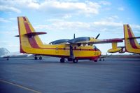 C-FAFP @ CYMJ - CL-215 C-FAFP on display at the annual airshow at Canadian Forces Base Moose Jaw, Saskatchewan, Canada in 1988. - by Alf Adams