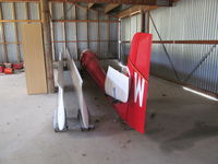 ZK-GDW @ NZDY - inside gliding club hangar - by magnaman