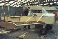 OO-64 @ EBGT - Ghent airfield in 1971. Paul Verplancke was also owner-builder of the Mignet OO-33. Now displayed in Brussels Army Museum. - by Raymond De Clercq