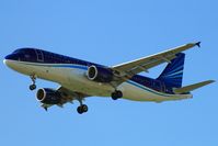 4K-AZ77 @ LLBG - Fly in from Baku, landing on runway 12. - by ikeharel