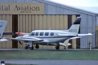 N85115 - Piper PA-31-350 Navajo Chieftain [31-7405182] (Place and date unknown). From a slide. - by Ray Barber