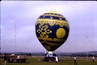 G-ATWM - 1/3 replica of the Montgolfier Balloon. Made by trainees at Hawker Siddeley Aviation Chadderton in 1966. Taken at a garden party held to celebrate the centenary of the Royal Aeronautical Society. - by John Duffy