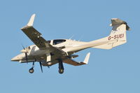 G-SUEI @ EGSH - About to land at Norwich. - by Graham Reeve