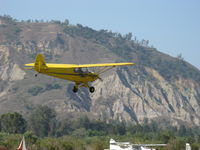 N118DG @ SZP - 2008 Ganzer XPA18, Continental O-200 100 Hp, on final for Rwy 22L grass  - by Doug Robertson