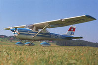 HB-CBX @ LSPL - Waiting for another flight in the sun. Photo taken between 1968 and 1972. Scanned from a negative. - by sparrow9