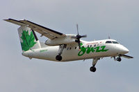 C-FABT @ CYYZ - De Havilland Canada DHC-8-102 Dash 8 [049] (Air Canada Jazz) Toronto~C 25/06/2005 - by Ray Barber