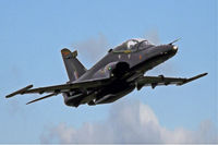ZK011 @ EGFH - Hawk T.2 Coded B, of 4(R) Squadron, RAF Valley, out of the Range at Pembrey, fast fly by, runway 04 at EGFH. - by Derek Flewin
