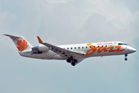 C-GKEW @ CYYZ - Canadair CRJ-200ER [7385] (Air Canada Jazz) Toronto~C 25/06/2005 - by Ray Barber