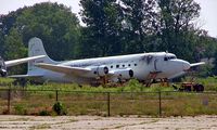 C-GFMQ @ CYFD - Douglas C-54E-1-DO Skymaster [27265] (Millardair) Brantford~C 24/06/2005