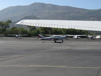 N8333P @ SZP - 1963 Piper PA-24-250 COMANCHE, Lycoming IO-540-C 250 Hp, landing roll Rwy 22, grab shot - by Doug Robertson