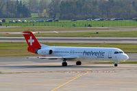 HB-JVG @ LSZH - Fokker F-100 [11478] (Helvetic Airways) Zurich~HB 05/04/2009