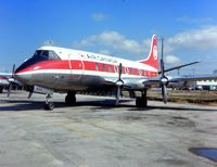 CF-THQ @ CYWG - Shown outside the Air Canada maintenance hangar at Winnipeg International Airport in 1970. - by Alf Adams
