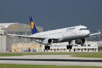 D-AISQ @ LMML - A321 D-AISQ Lufthansa - by Raymond Zammit