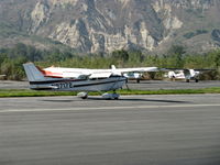 N97172 @ SZP - 1984 Cessna 172p SKYHAWK II, Lycoming O-320-D2J 160 Hp, landing roll Rwy 22 - by Doug Robertson