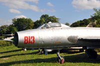 813 @ N.A. - Sukhoi Su-7BKL of the Polish Air Force preserved at the Chateau de Savigny aircraft museum. - by Henk van Capelle