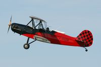 F-PCEB @ LFRU - Hatz CB-1, On display, Morlaix-Ploujean airport (LFRU-MXN) air show in september 2014 - by Yves-Q