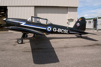 G-BCSL @ EGGP - Owned by Chipmunk Flyers Ltd and parked on the apron outside Liverpool Flying Club. - by Mark J Kopczewski