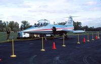 N104JR @ WS17 - Engine run-up at the EAA Museum, Oshkosh, WI in 1993. - by Alf Adams