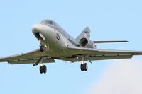 129 @ LFRJ - French Naval Aviation Dassault Falcon 10MER, Short approach rwy 26, Landivisiau Naval Air Base (LFRJ) - by Yves-Q