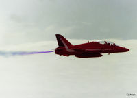 XX264 @ EGQL - Low pass as part of the RAFAT synchro pair at the RAF Leuchars Airshow September 1996 - by Clive Pattle
