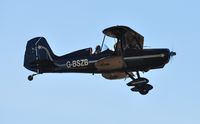G-BSZB @ EGFH - Resident biplane. - by Roger Winser