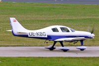 OE-KBG @ EDNY - Neico Lancair ES [AES-01] Friedrichshafen~D 04/04/2009. Slight heat haze from exhaust of airliner affecting the undercarriage.