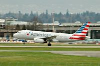 N809AW @ YVR - Now in American livery,operating US418 to PHX