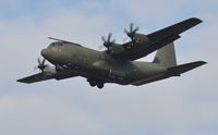 ZH882 @ EGFH - Low pass over Runway 22 by RAF C-130J Hercules C.5 aircraft coded 882 of the Brize Norton Transport Wing. - by Roger Winser