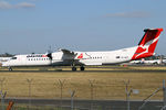 VH-QOY @ YSSY - taxiing to 34R - by Bill Mallinson