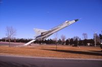 56-1109 @ KCOS - Shown on a pedestal at Peterson Air Force Base, Colorado Springs, Colorado in 1992. - by Alf Adams
