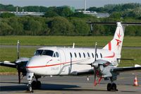 F-GOOB @ LFRB - Beech 1900C, Parking area, Brest-Bretagne Airport (LFRB-BES) - by Yves-Q