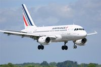 F-GUGE @ LFRB - Airbus A318-111, On final rwy  07R, Brest-Bretagne Airport (LFRB-BES) - by Yves-Q