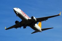 TC-ANP @ LLBG - Pegasus fly in from Istanbul, landing on runway 30. - by ikeharel