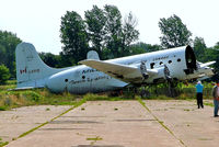 C-GFFQ @ CYFD - Douglas C-54D Skymaster [27298] (Millardair) Brantford~C 24/06/2005